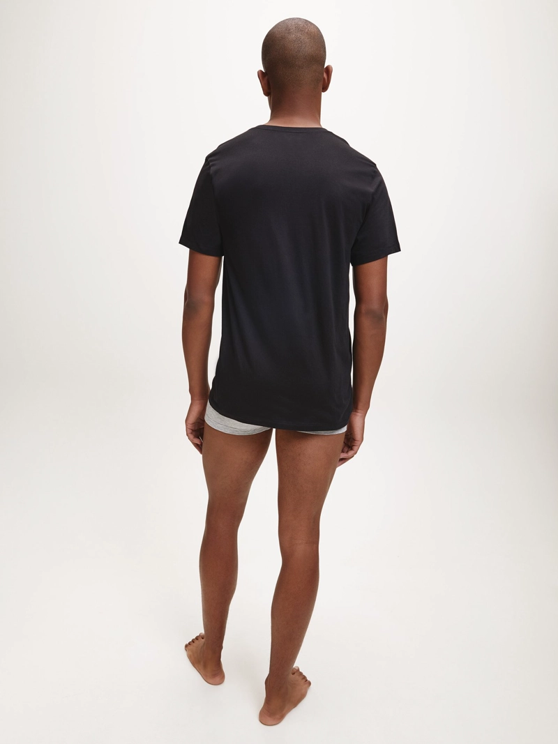 CAMISETA INTERIOR ALGODÓN HOMBRE CALVIN KLEIN NEGRO NB4012-001 - 3