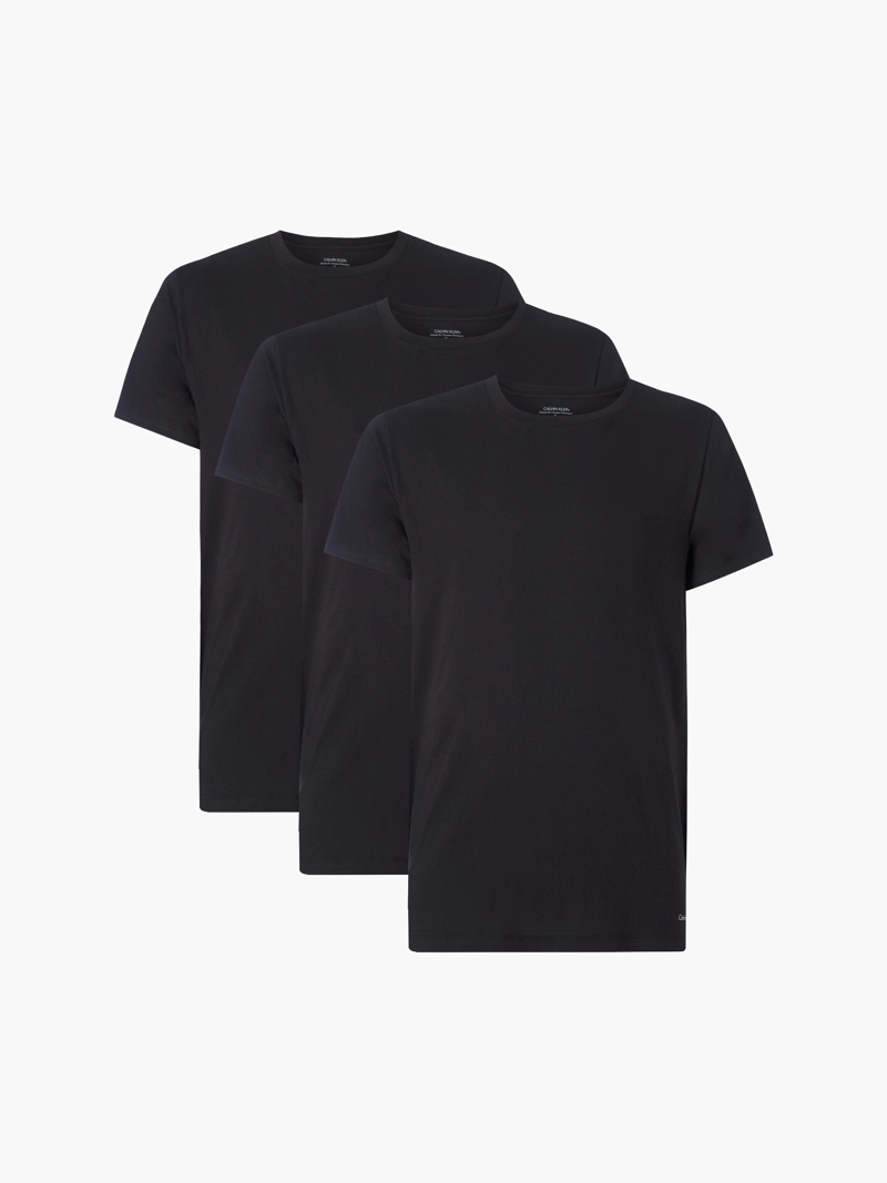 CAMISETA INTERIOR ALGODÓN HOMBRE CALVIN KLEIN NEGRO NB4011-001 - 1