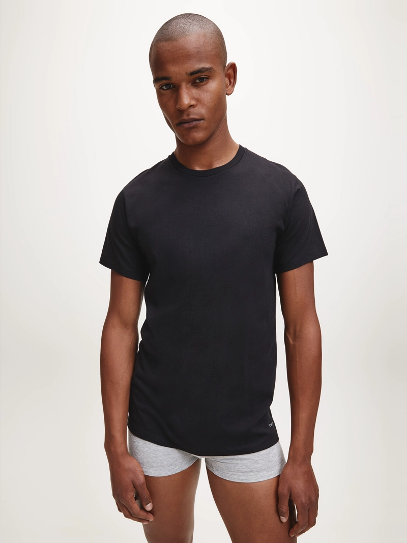 CAMISETA INTERIOR ALGODÓN HOMBRE CALVIN KLEIN NEGRO NB4011-001 - 2