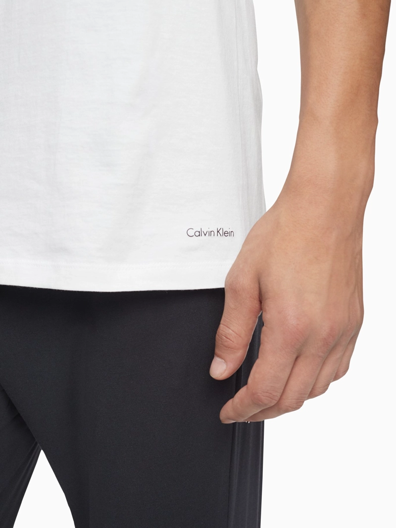 CAMISETA INTERIOR ALGODÓN HOMBRE CALVIN KLEIN BLANCO NB4011-100 - 3