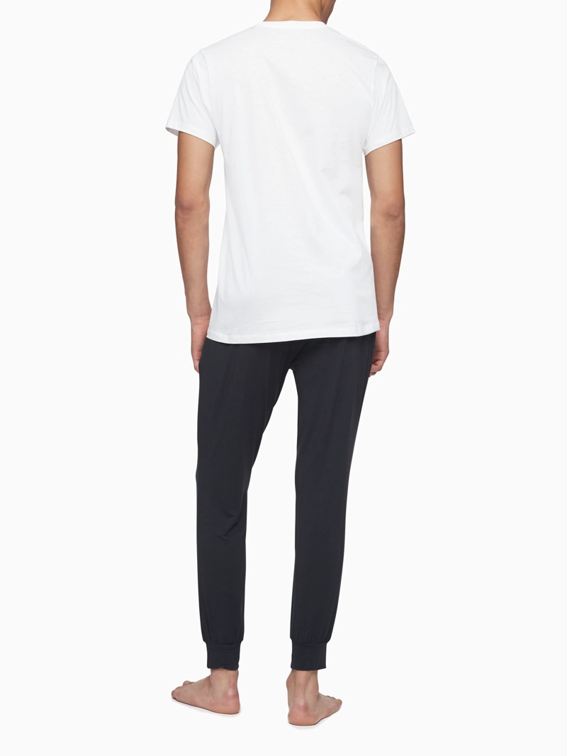 CAMISETA INTERIOR ALGODÓN HOMBRE CALVIN KLEIN BLANCO NB4011-100 - 4