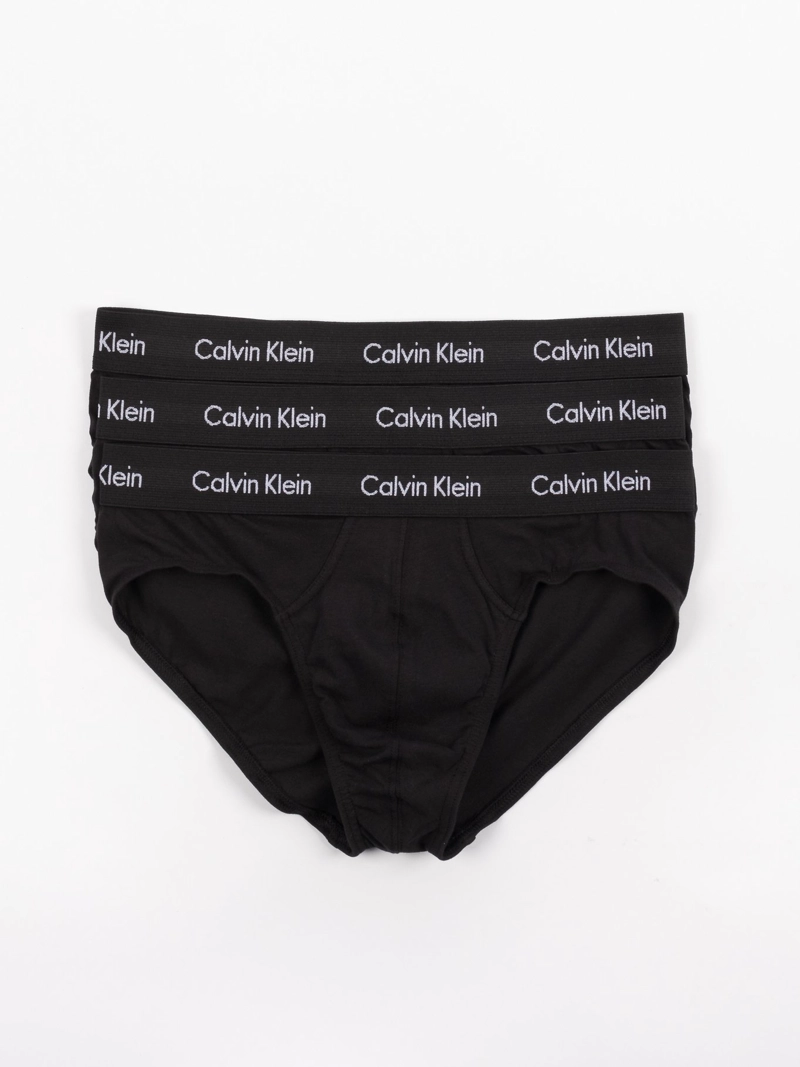 PACK CALZONCILLO ALGODÓN HOMBRE CALVIN KLEIN NEGRO NB2613-001 - 1