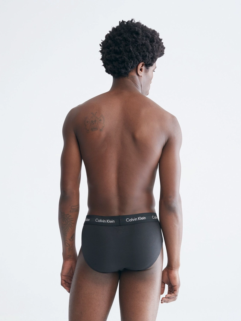 PACK CALZONCILLO ALGODÓN HOMBRE CALVIN KLEIN NEGRO NB2613-001 - 3