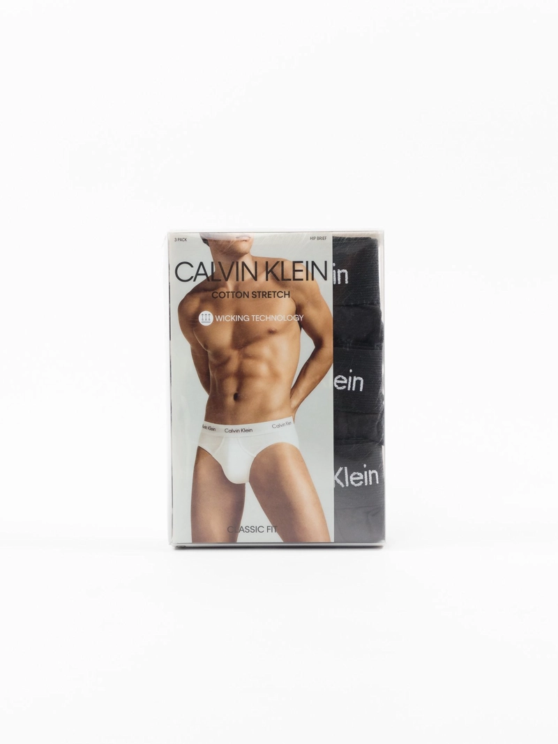 PACK CALZONCILLO ALGODÓN HOMBRE CALVIN KLEIN NEGRO NB2613-001 - 4