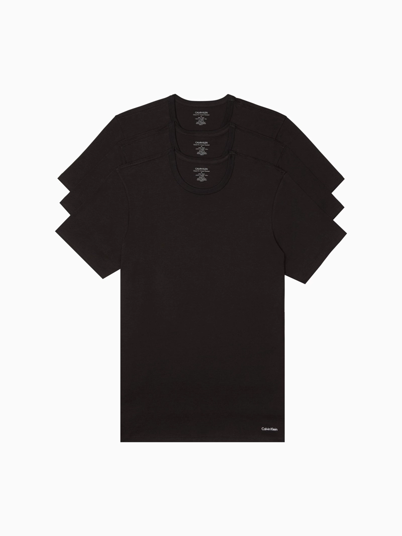 CAMISETA INTERIOR ALGODÓN HOMBRE CALVIN KLEIN NEGRO NB4013-001 - 1