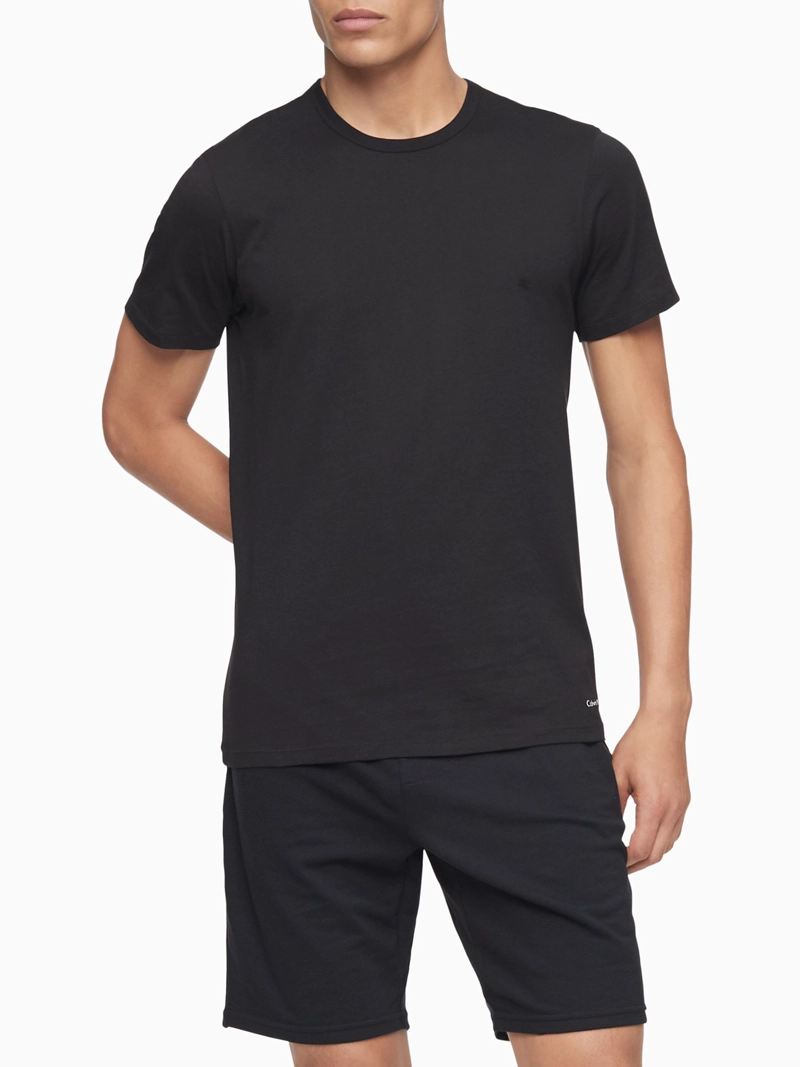 CAMISETA INTERIOR ALGODÓN HOMBRE CALVIN KLEIN NEGRO NB4013-001 - 2