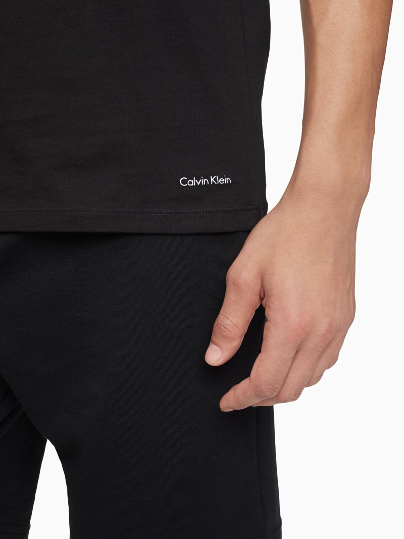 CAMISETA INTERIOR ALGODÓN HOMBRE CALVIN KLEIN NEGRO NB4013-001 - 4
