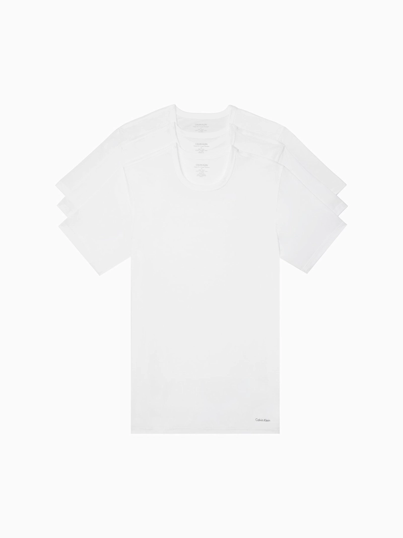 CAMISETA INTERIOR ALGODÓN HOMBRE CALVIN KLEIN BLANCO NB4013-100 - 1