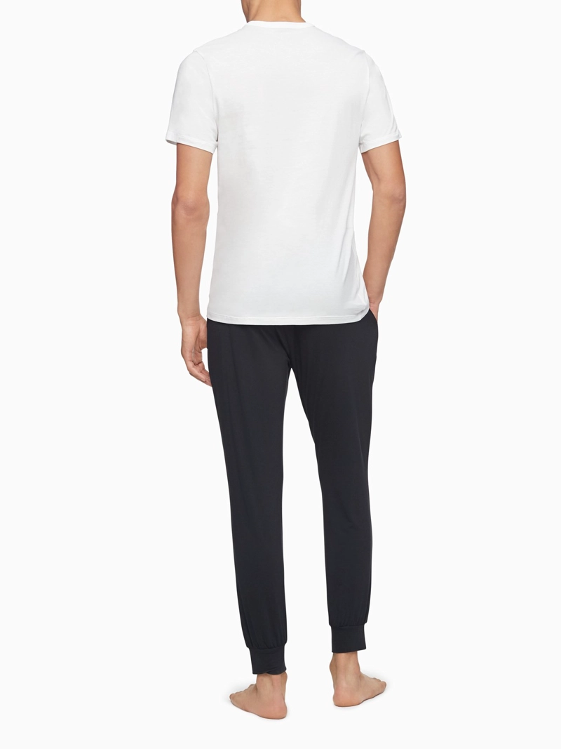 CAMISETA INTERIOR ALGODÓN HOMBRE CALVIN KLEIN BLANCO NB4013-100 - 3