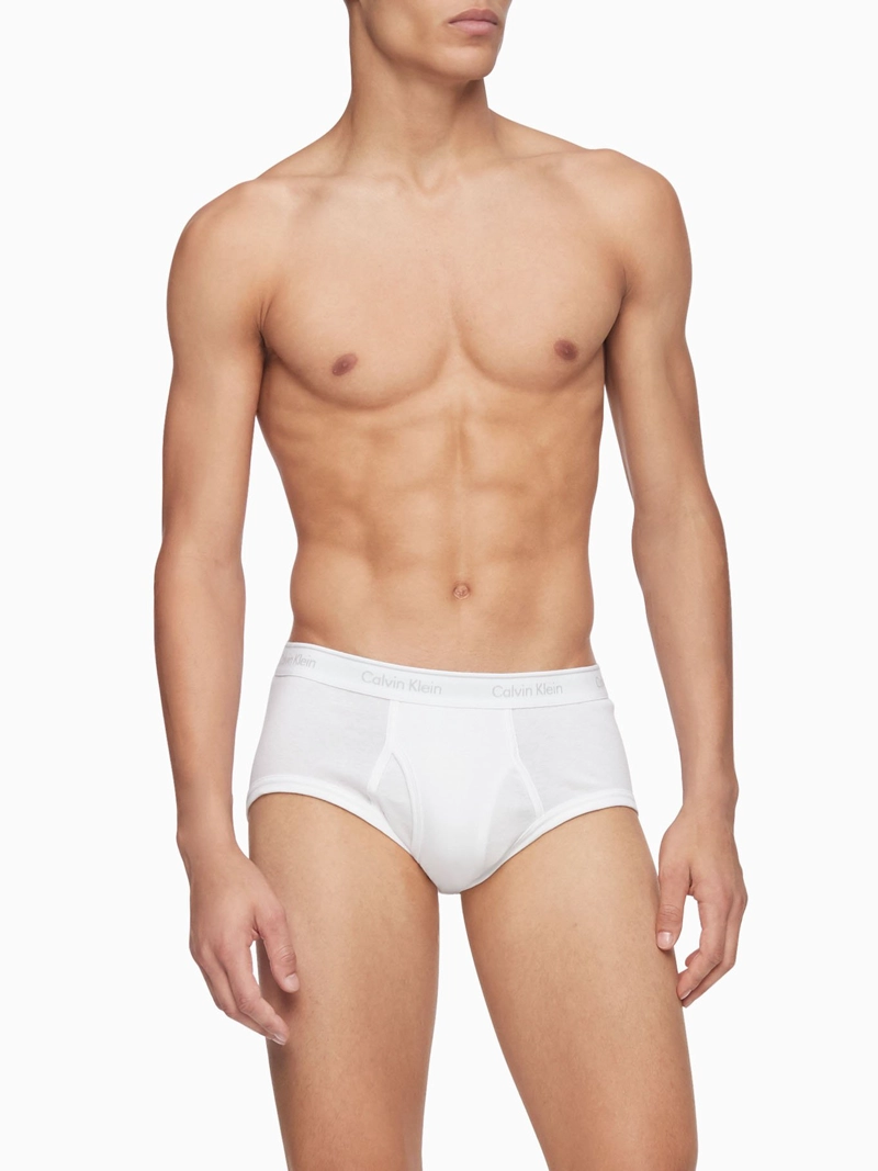 PACK CALZONCILLO ALGODÓN HOMBRE CALVIN KLEIN BLANCO NB4000-100 - 2