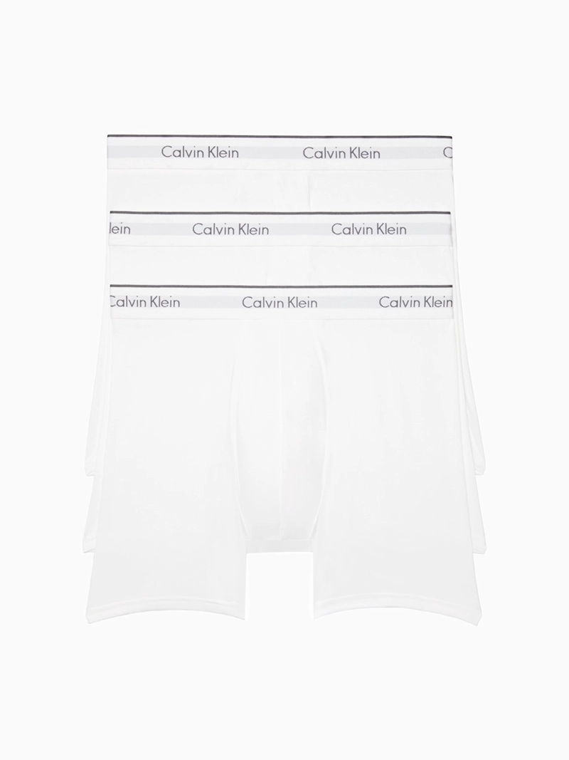 PACK CALZONCILLO ALGODÓN HOMBRE CALVIN KLEIN BLANCO NB1290-100 - 1