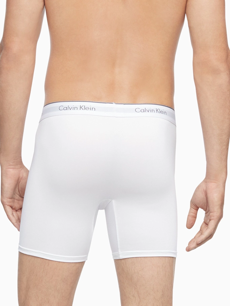 PACK CALZONCILLO ALGODÓN HOMBRE CALVIN KLEIN BLANCO NB1290-100 - 3