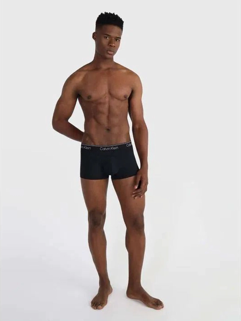 PACK CALZONCILLO ALGODÓN HOMBRE CALVIN KLEIN NEGRO NB3235-001 - 4