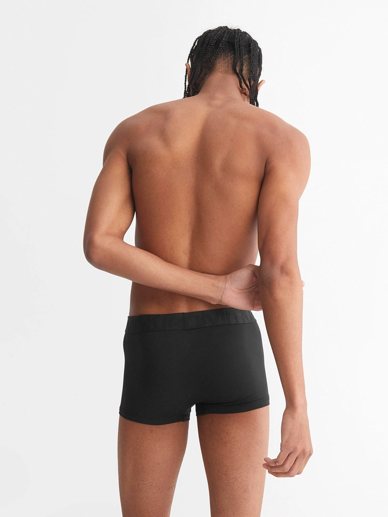 PACK CALZONCILLO ALGODÓN HOMBRE CALVIN KLEIN NEGRO NB3455-001 - 4