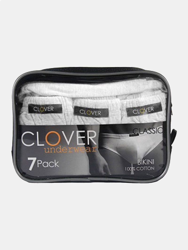 PACK X7 CALZONCILLO BIKINI CLÁSICO ALGODÓN HOMBRE CLOVER - 2