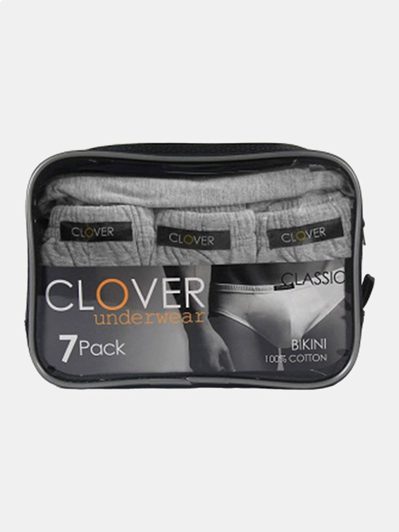 PACK X7 CALZONCILLO BIKINI CLÁSICO ALGODÓN HOMBRE CLOVER - 2