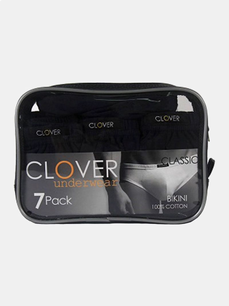 PACK X7 CALZONCILLO BIKINI CLÁSICO ALGODÓN HOMBRE CLOVER - 2