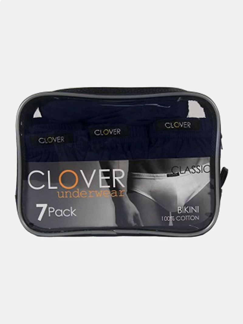 PACK X7 CALZONCILLO BIKINI CLÁSICO ALGODÓN HOMBRE CLOVER - 2