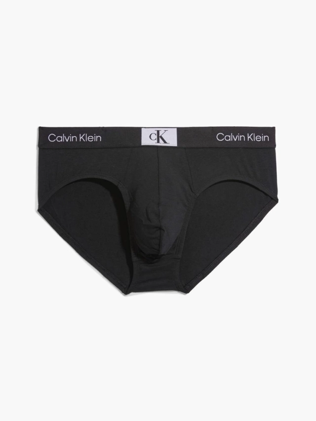 CALZONCILLO ALGODÓN HOMBRE CALVIN KLEIN NEGRO HIP BRIEF NB3402002 - 4