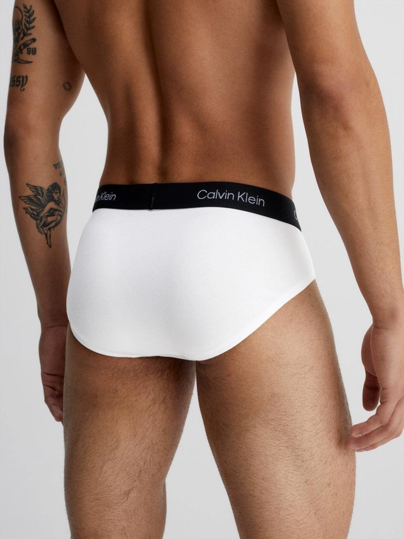 CALZONCILLO ALGODÓN HOMBRE CALVIN KLEIN BLANCO HIP BRIEF NB3402110 - 2