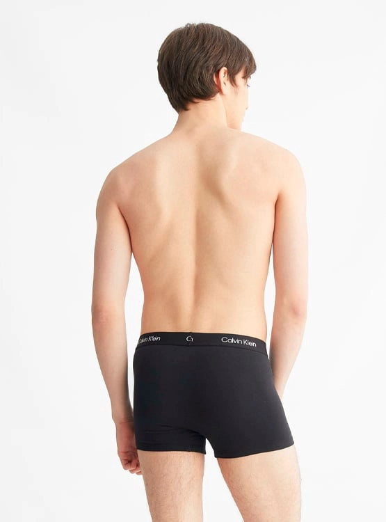 BÓXER ALGODÓN HOMBRE CALVIN KLEIN NEGRO TRUNK NB3403006 - 3
