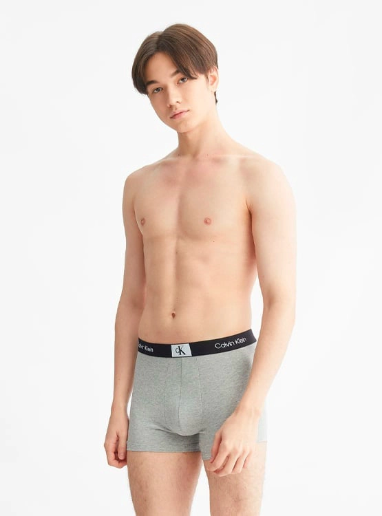 BÓXER ALGODÓN HOMBRE CALVIN KLEIN GRIS TRUNK NB3403050 - 2