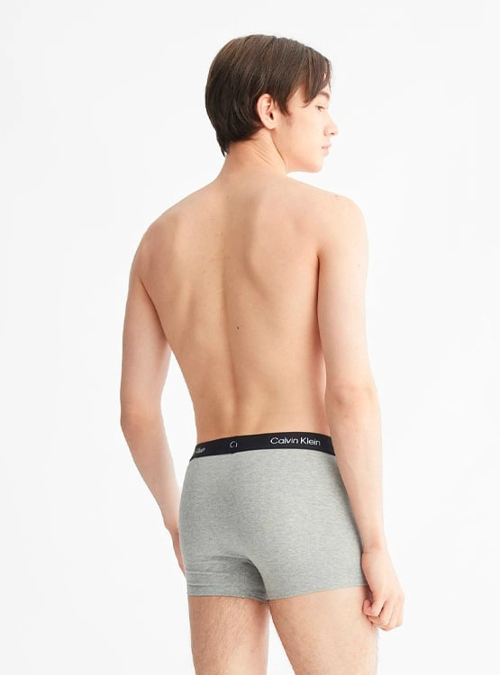 BÓXER ALGODÓN HOMBRE CALVIN KLEIN GRIS TRUNK NB3403050 - 3