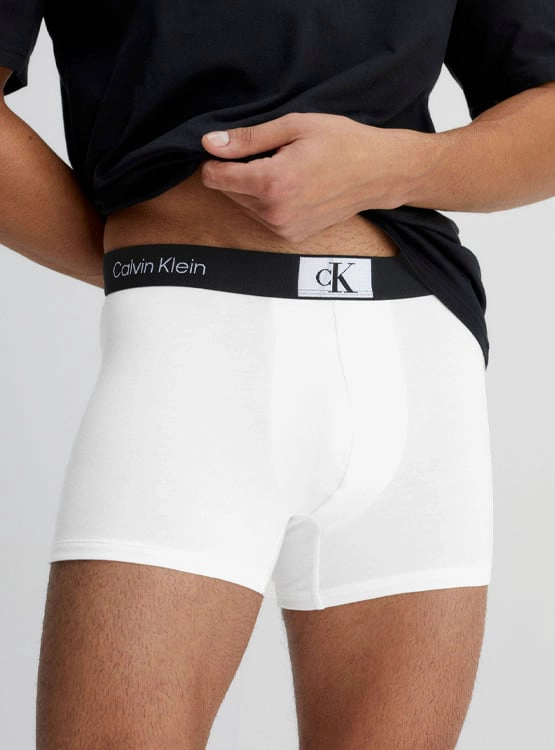 BÓXER ALGODÓN HOMBRE CALVIN KLEIN BLANCO TRUNK NB3403110 - 1