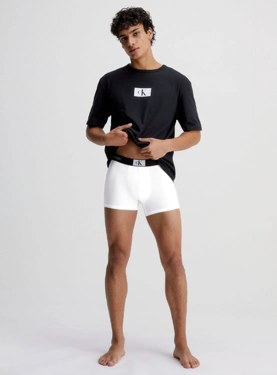 BÓXER ALGODÓN HOMBRE CALVIN KLEIN BLANCO TRUNK NB3403110 - 4