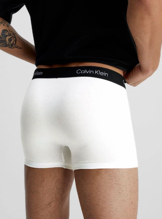BÓXER ALGODÓN HOMBRE CALVIN KLEIN BLANCO TRUNK NB3403110 - 2