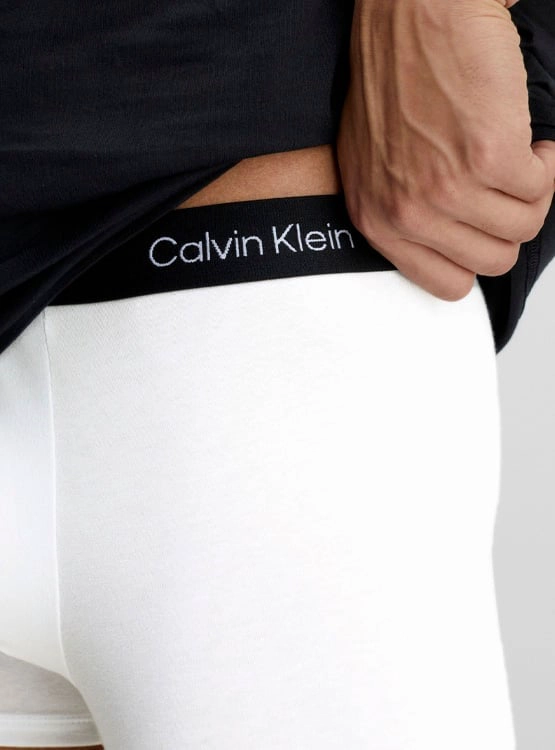 BÓXER ALGODÓN HOMBRE CALVIN KLEIN BLANCO TRUNK NB3403110 - 3