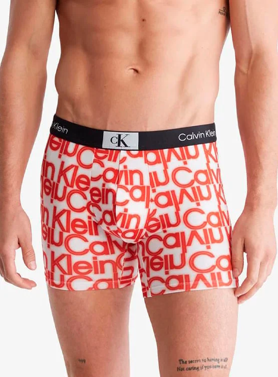 BÓXER MICROFIBRA HOMBRE CALVIN KLEIN AZUL BRIEF NB3407600 - 1