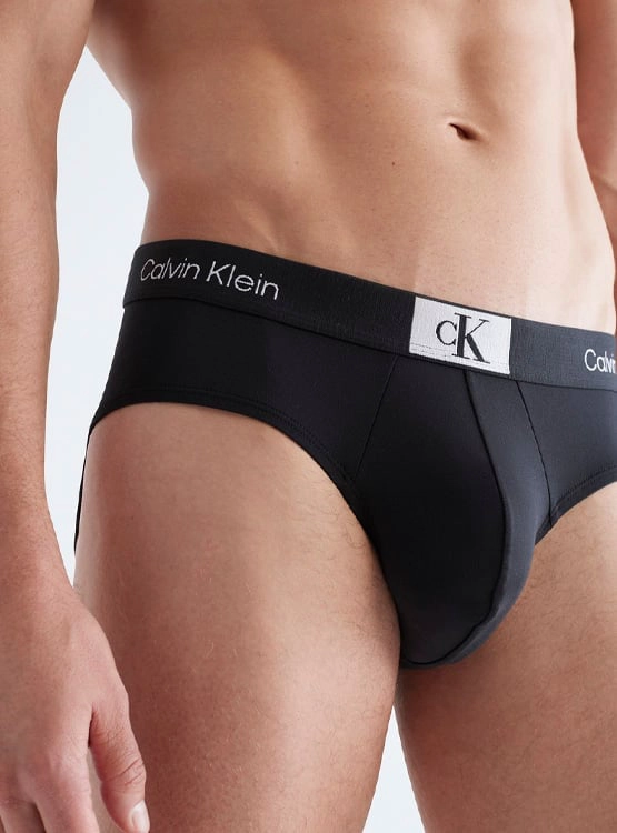 CALZONCILLO MICROFIBRA HOMBRE CALVIN KLEIN NEGRO HIP BRIEF NB3405006 - 3
