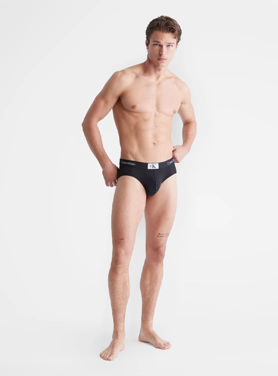CALZONCILLO MICROFIBRA HOMBRE CALVIN KLEIN NEGRO HIP BRIEF NB3405006 - 4