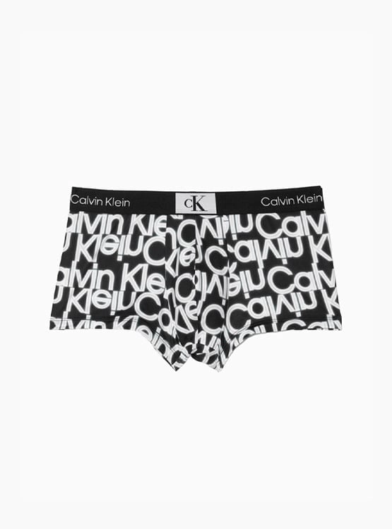 BÓXER MICROFIBRA HOMBRE CALVIN KLEIN AZUL LOW RISE TRUNK NB3406003 - 1