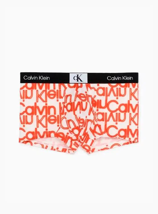 BÓXER MICROFIBRA HOMBRE CALVIN KLEIN AZUL LOW RISE TRUNK NB3406600 - 1