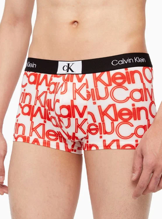 BÓXER MICROFIBRA HOMBRE CALVIN KLEIN AZUL LOW RISE TRUNK NB3406600 - 2