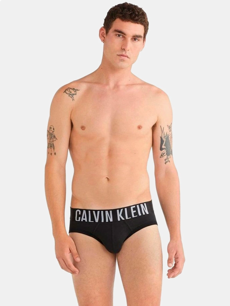 PACK 3 BÓXER ALGODÓN HOMBRE CALVIN KLEIN NEGRO INTENSE POWER COTTON HIP BRIEF NB2595931 - 2