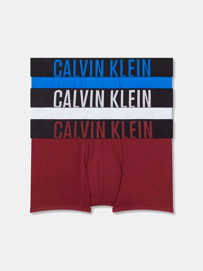 PACK 3 BÓXER ALGODÓN HOMBRE CALVIN KLEIN MULTICOLOR INTENSE POWER COTTON TRUNK NB2596933 - 1