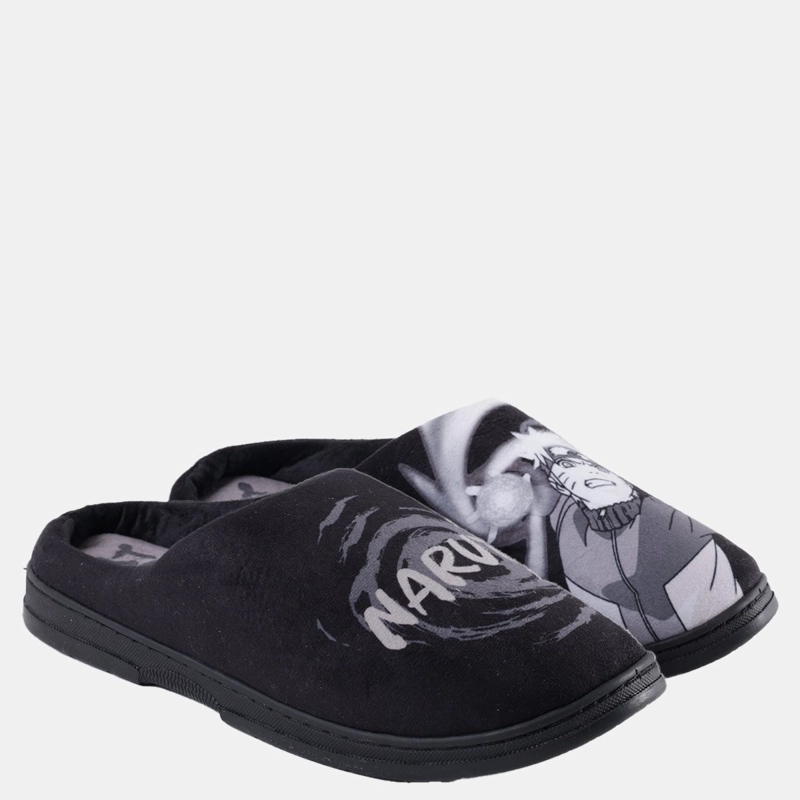 PANTUFLAS HOMBRE INDEX NEGRO NARUTO - 6