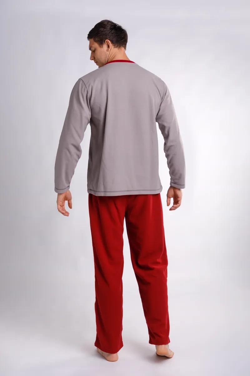 PIJAMA LARGA HOMBRE CLOVER MINNESOTA - 2