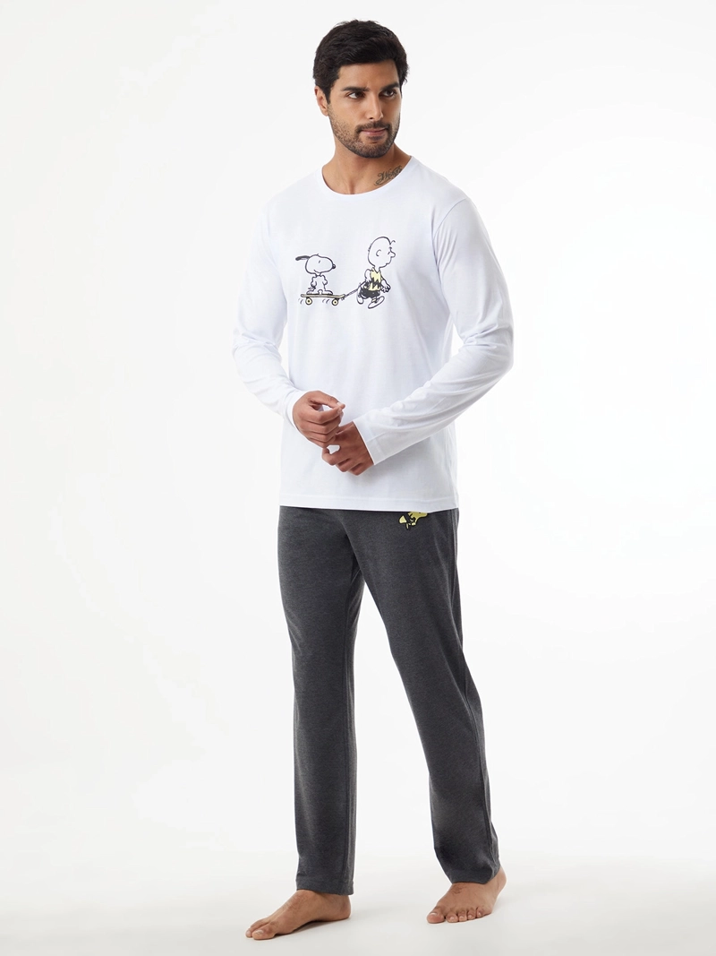 PIJAMA HOMBRE INDEX SKATE SNOOPY - 5