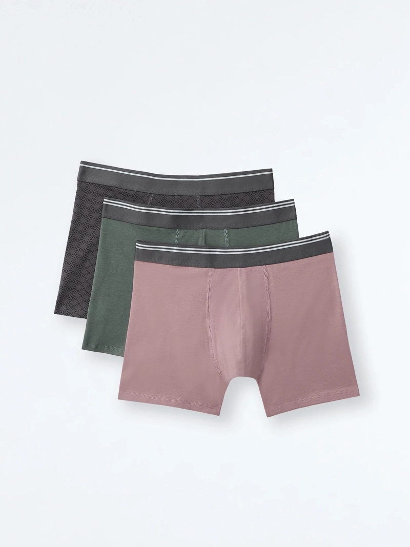 PACK X3 BÓXER HOMBRE BARBADOS ROMBOS - 1
