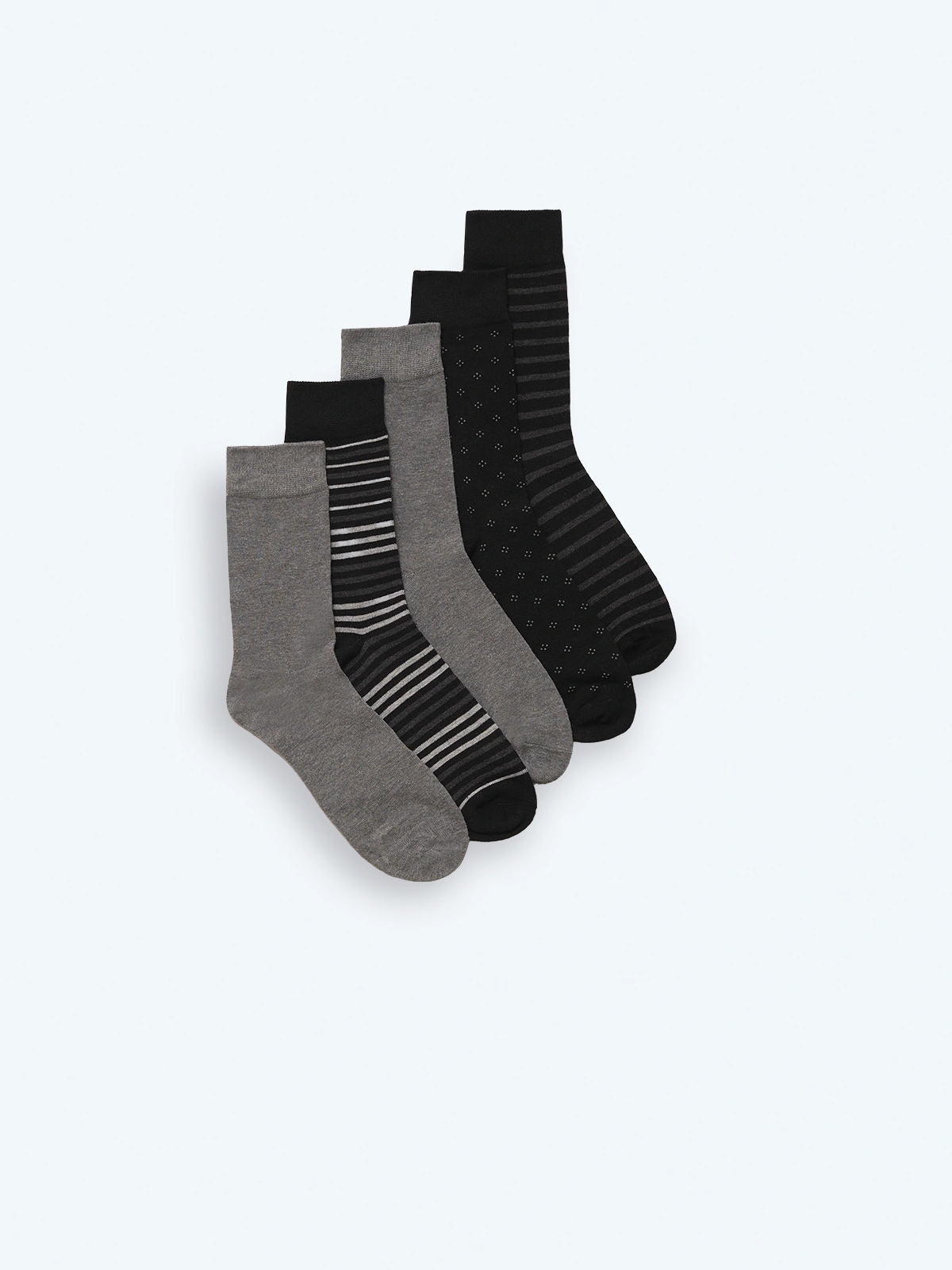 PACK X5 CALCETINES HOMBRE KENNETH STEVENS CASUAL - 1