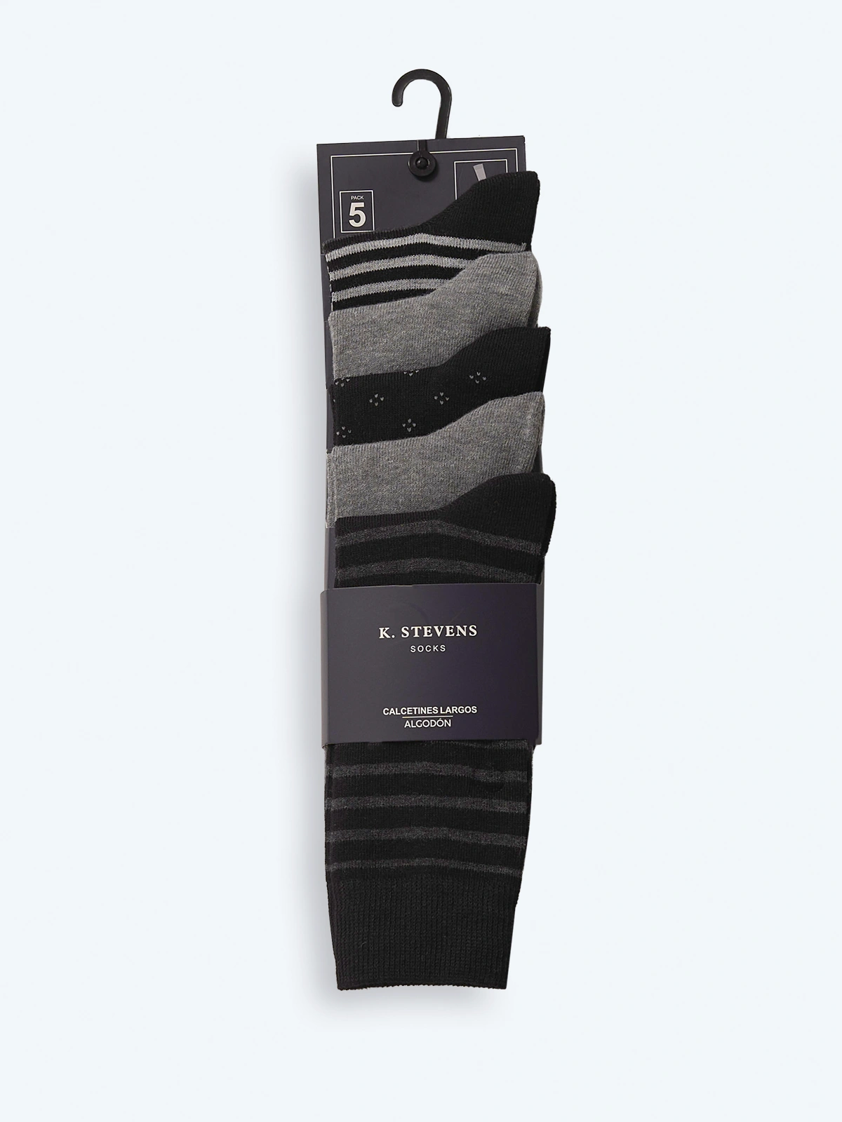 PACK X5 CALCETINES HOMBRE KENNETH STEVENS CASUAL - 2