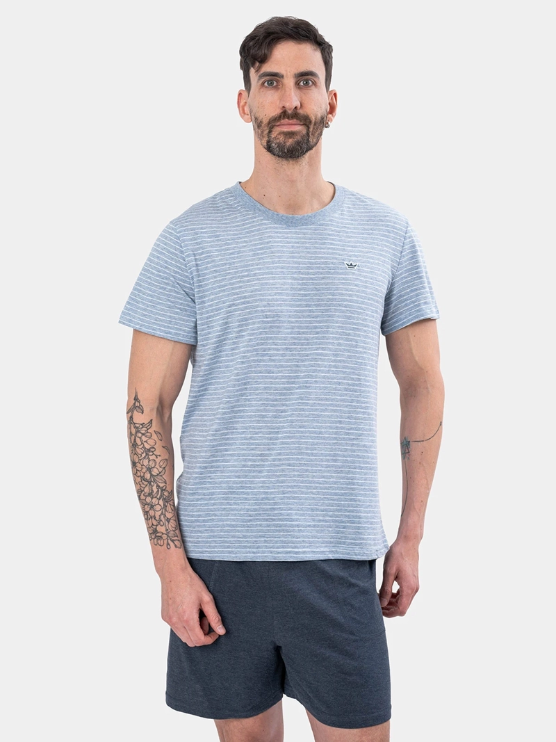 PIJAMA CORTO ALGODÓN HOMBRE PALMERS - 1