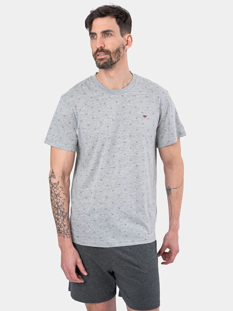 PIJAMA CORTO ALGODÓN HOMBRE PALMERS - 1
