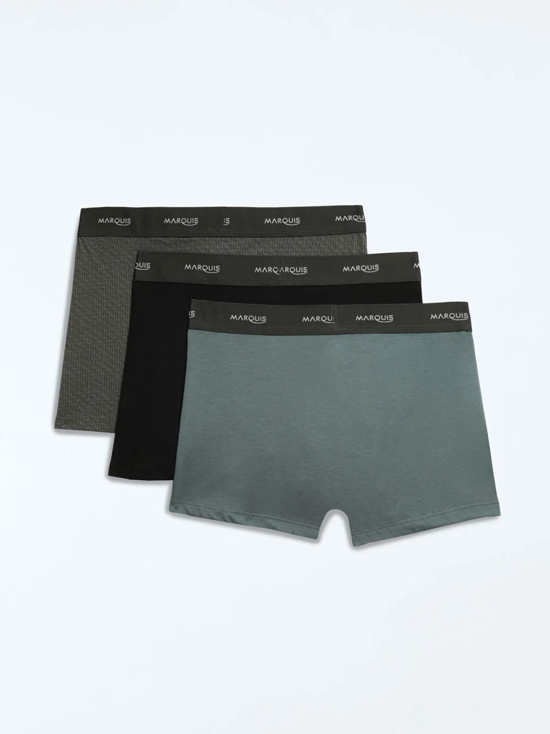 PACKX3 BOXER HOMBRE MARQUIS  VERDE - 2