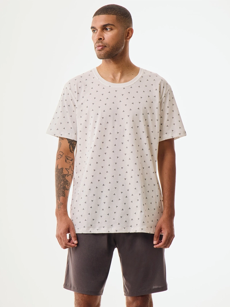 PIJAMA HOMBRE KENNETH STEVENS CORTO - 1