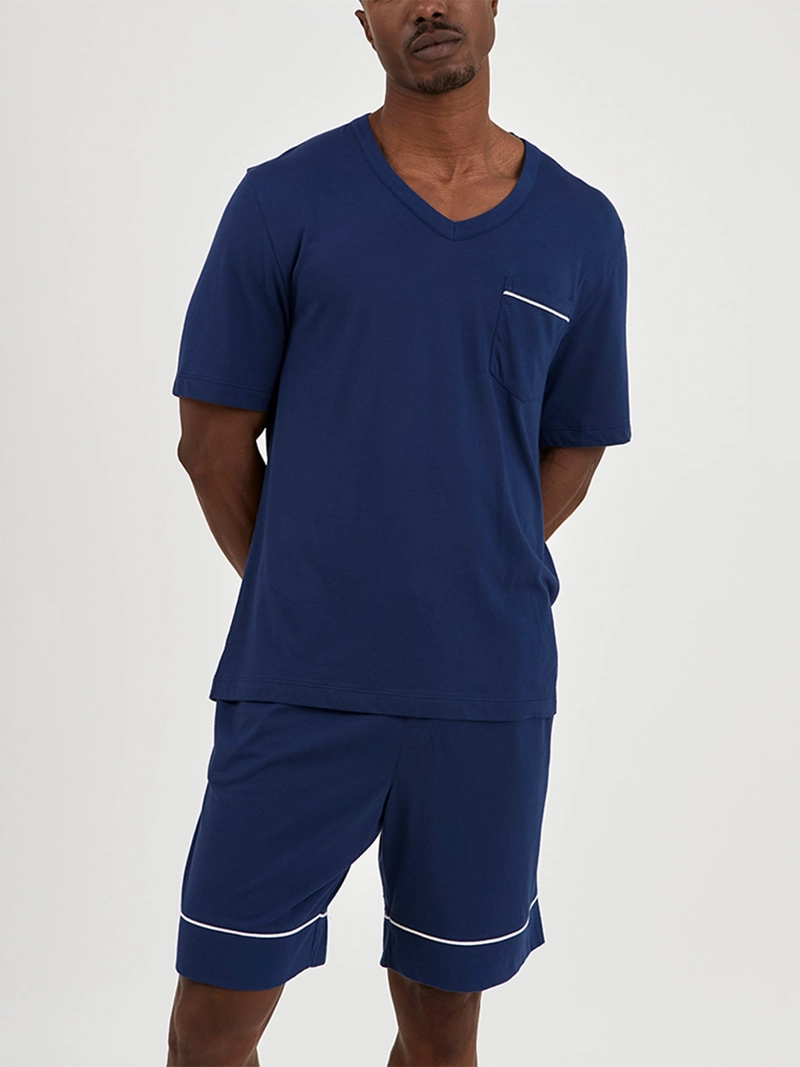 PIJAMA HOMBRE IN BLOOM NOAH CORTO SAPPHIRE - 3